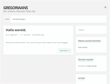 Tablet Screenshot of gregoriaans.nl